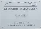 Gesundheitsmassagen Rosa Kobelt